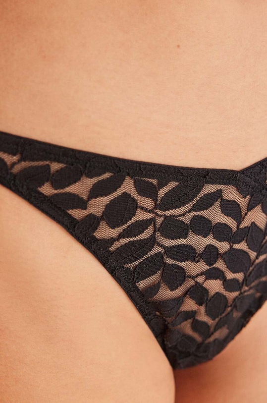 Στρινγκ women'secret SPRING HELANKAS 4987297 μαύρο SS24