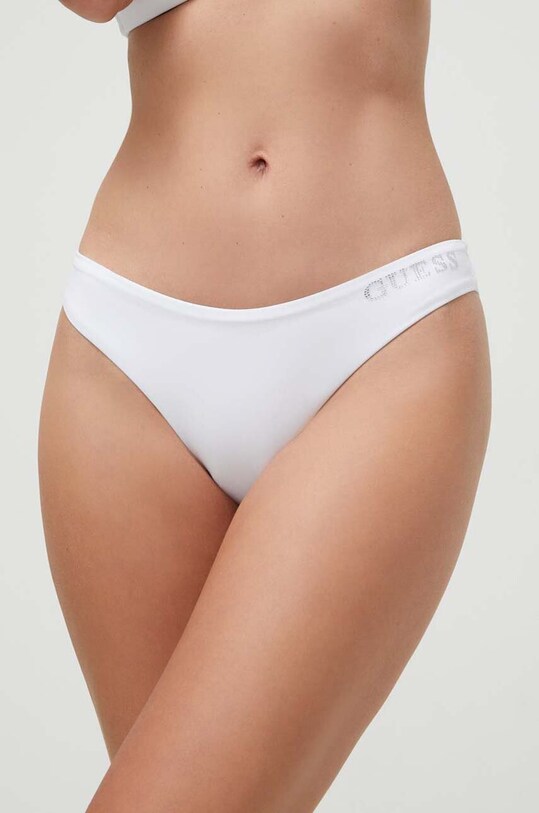 Долнище на бански тип бразилиана Guess щампа бял E4GO02.LY00K