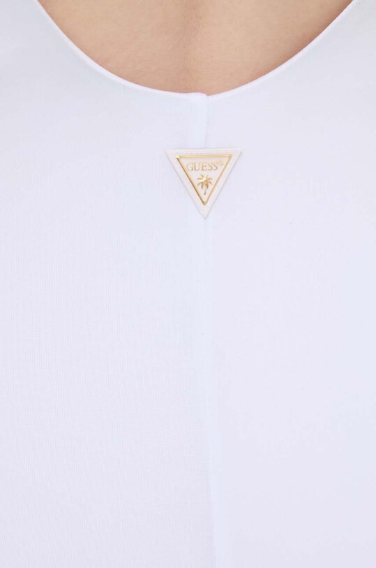 Guess jednoczęściowy strój kąpielowy biały E4GJ09.KC5Z0