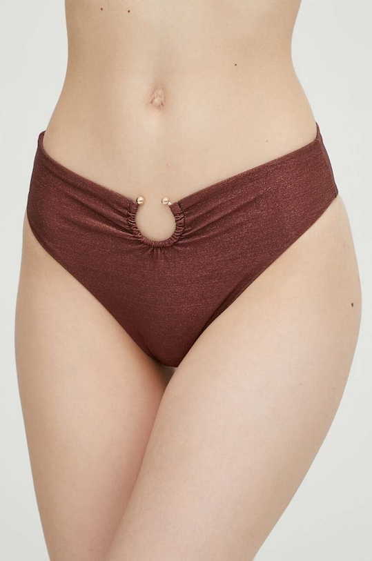 Купальні труси Guess аплікація коричневий E4GO11.KC632