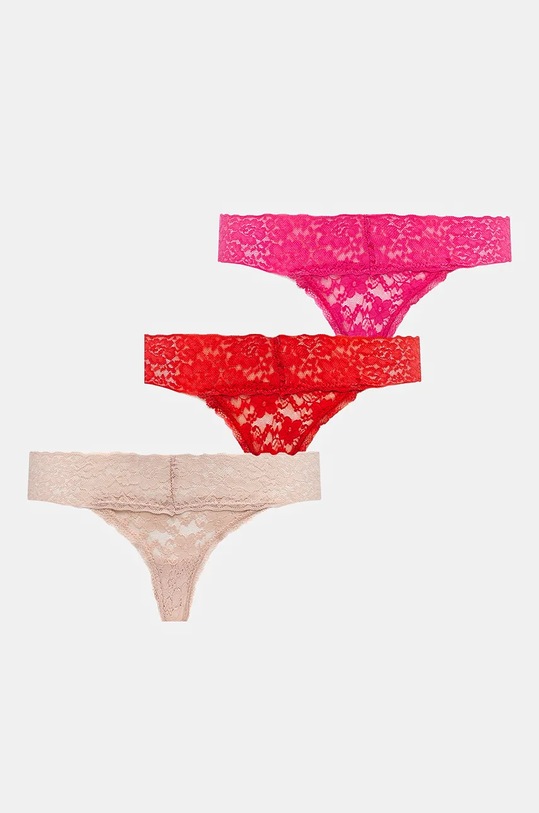 Tanga Guess 3-pack tanga červená O4GG33.KC5L0