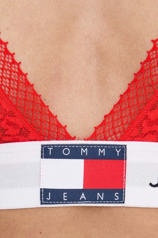 Podprsenka Tommy Jeans červená UW0UW05156