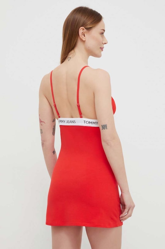 Tommy Jeans cămașă de pijama UW0UW05162 rosu SS24