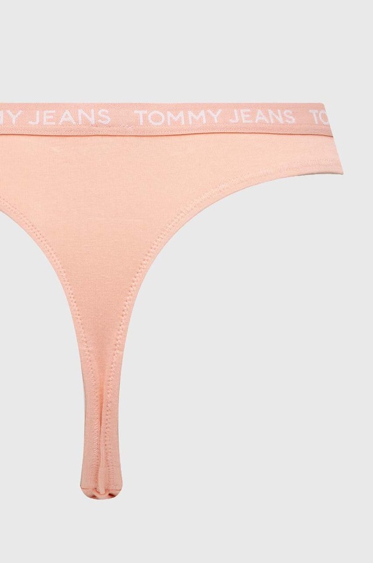 Tommy Jeans stringi 3-pack UW0UW05011 zielony