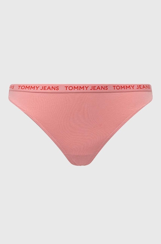 Tommy Jeans stringi 3-pack UW0UW05011 czerwony SS24