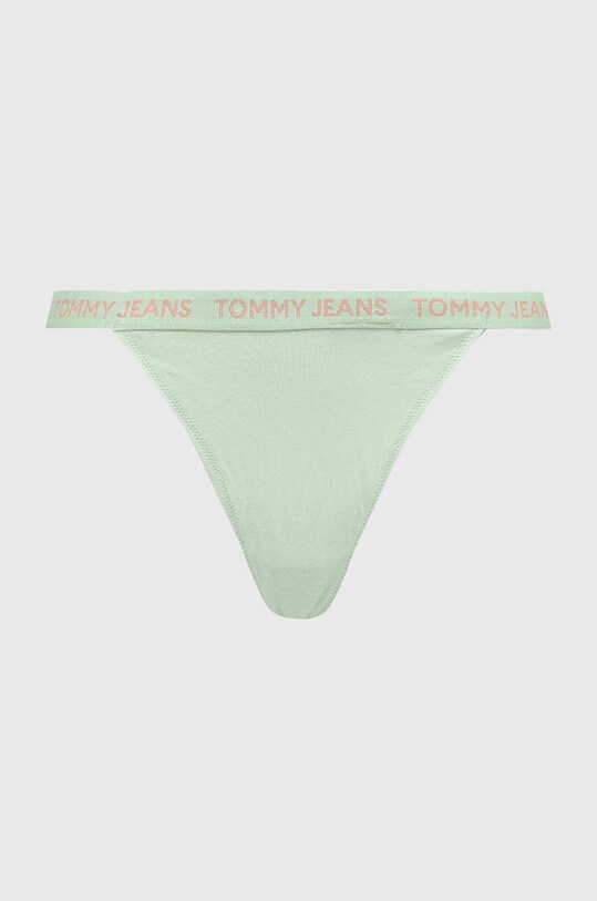 Стринги Tommy Jeans 3 шт UW0UW05012 зелёный SS24