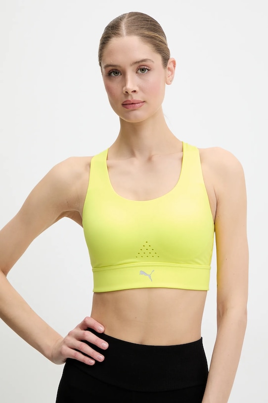 Спортивний бюстгальтер Puma PWRbreathe жовтий 525074