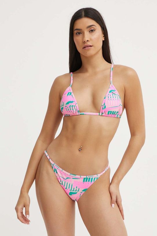 Μαγιό σλιπ μπικίνι Puma 938334 ροζ SS24