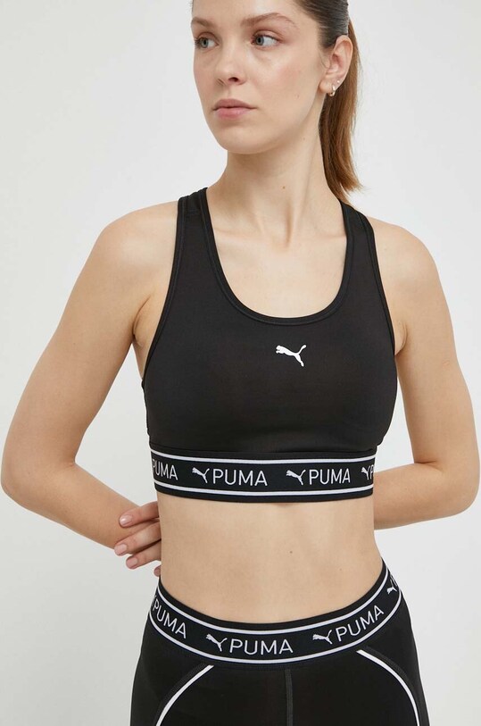 Sportovní podprsenka Puma 4Keeps jemně vyztužené černá 525319