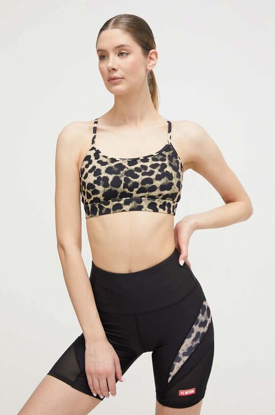 Спортивный бюстгальтер P.E Nation Downforce Reform немного упрочнённая бежевый 241C250