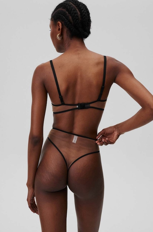Brazilian στρινγκ Undress Code Wildflower μαύρο 658