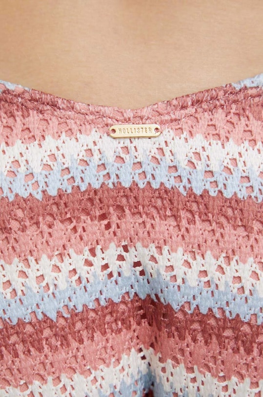 Plavkové nohavičky Hollister Co. KI311.4169.414 ružová