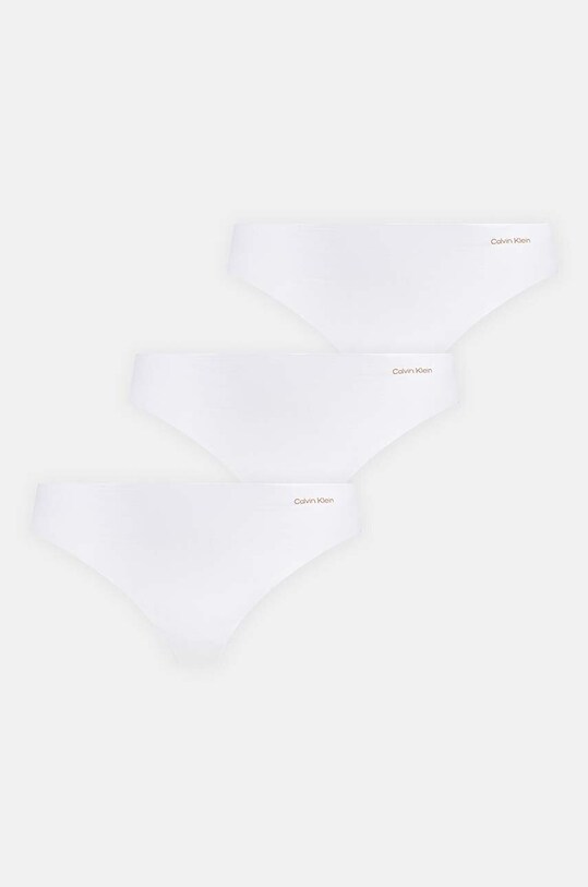 Стринги Calvin Klein Underwear 3 шт трикотаж белый 000QD3558E
