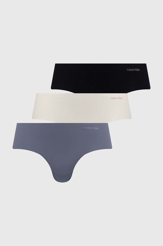 Calvin Klein Underwear stringi 3-pack dzianina multicolor 000QD3558E