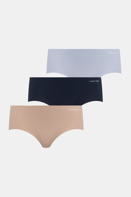 Nohavičky Calvin Klein Underwear 3-pak nohavičky modrá 000QD3559E