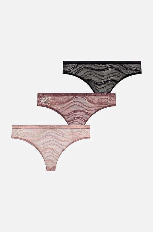 Kalhotky Calvin Klein Underwear 3-pack kalhotky růžová 000QD5203E