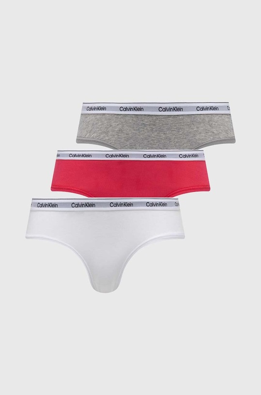 Nohavičky Calvin Klein Underwear 3-pak nohavičky viacfarebná 000QD5207E
