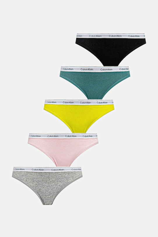 Бикини Calvin Klein Underwear (5 чифта) бикини бял 000QD5208E