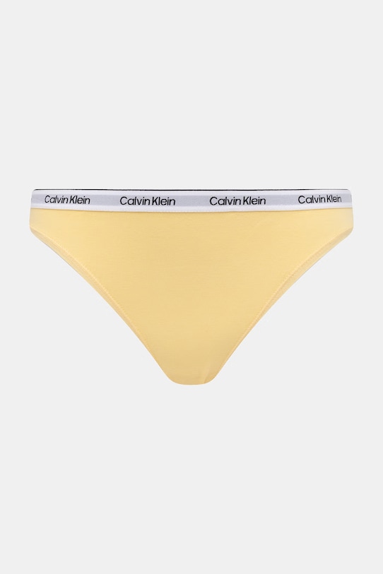 Calvin Klein Underwear figi damskie bawełniane z elastanem 5-pack 000QD5208E różowy SS26