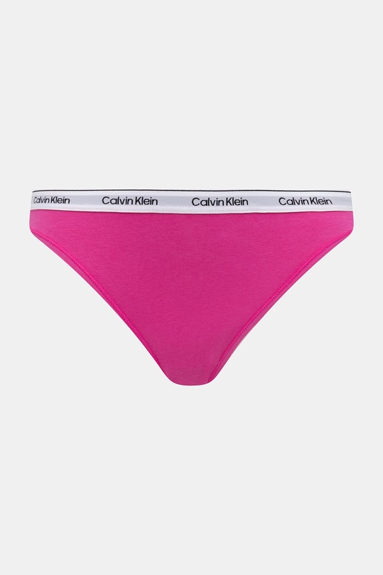 Calvin Klein Underwear figi damskie bawełniane z elastanem 5-pack różowy 000QD5208E