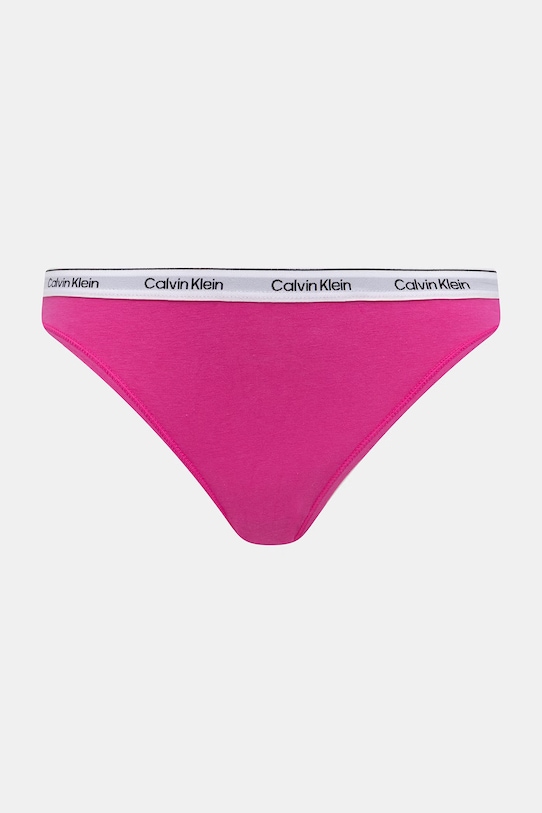 Calvin Klein Underwear figi damskie bawełniane z elastanem 5-pack różowy 000QD5208E