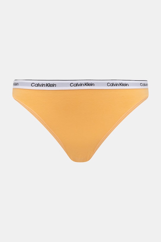 Calvin Klein Underwear figi damskie bawełniane z elastanem 5-pack 000QD5208E różowy