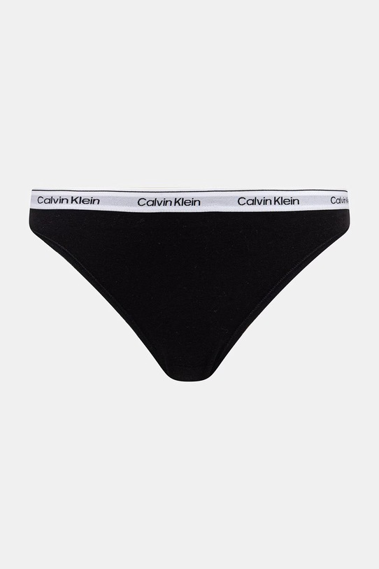 Calvin Klein Underwear figi damskie bawełniane z elastanem 5-pack czarny 000QD5208E