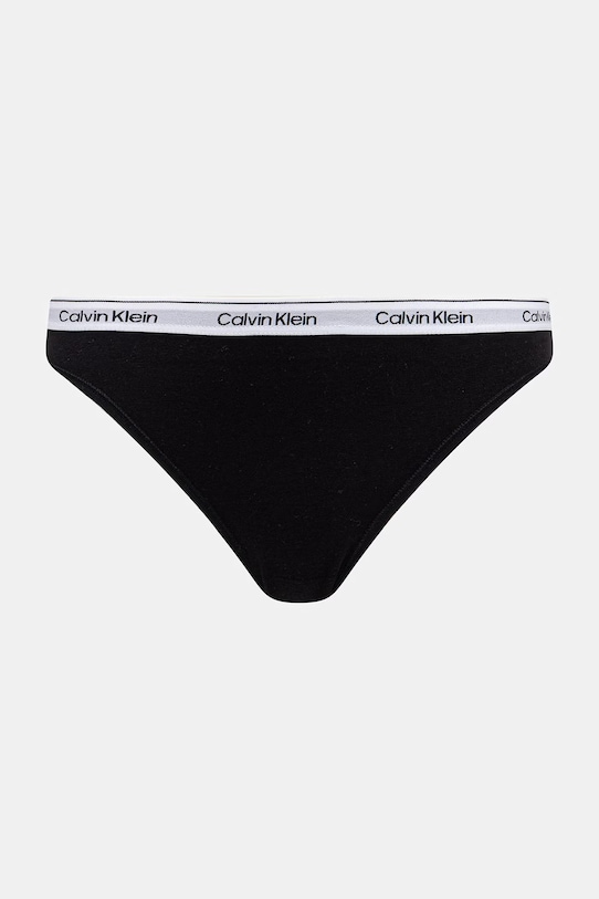 Calvin Klein Underwear figi damskie bawełniane z elastanem 5-pack czarny 000QD5208E