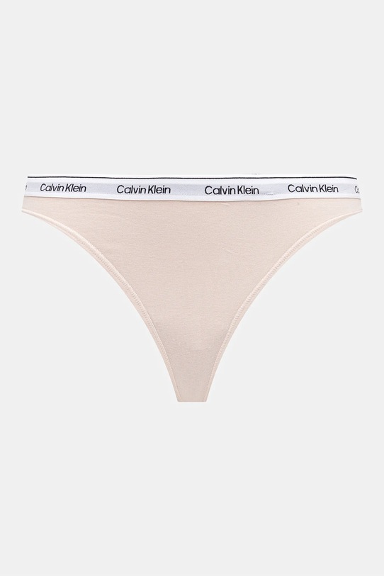Odzież Calvin Klein Underwear stringi 3-pack 000QD5209E różowy