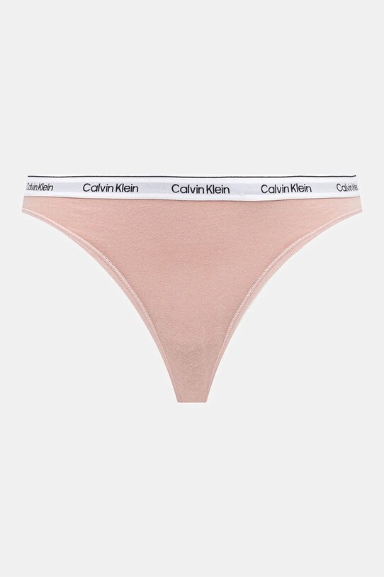 Calvin Klein Underwear Chilot tanga 3-pack roz 000QD5209E