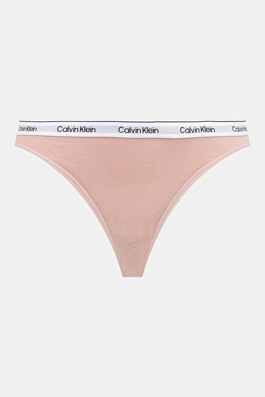 Calvin Klein Underwear stringi 3-pack różowy 000QD5209E