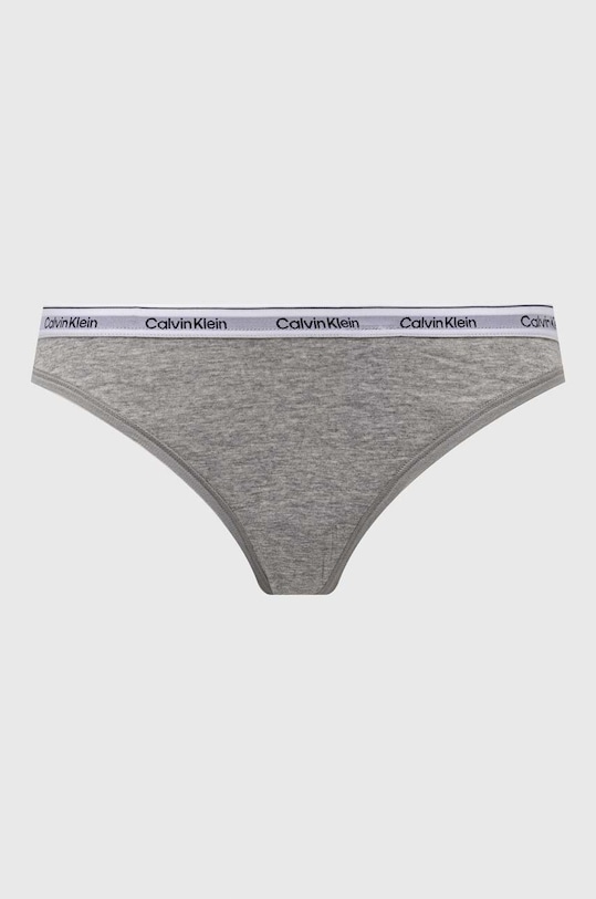 Calvin Klein Underwear stringi 3-pack 000QD5209E szary AA00