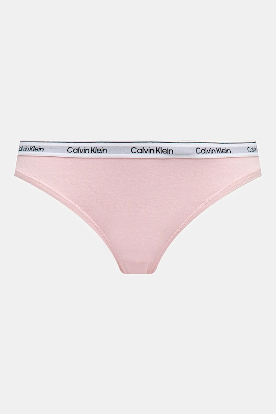 Odzież Calvin Klein Underwear stringi 3-pack 000QD5209E różowy