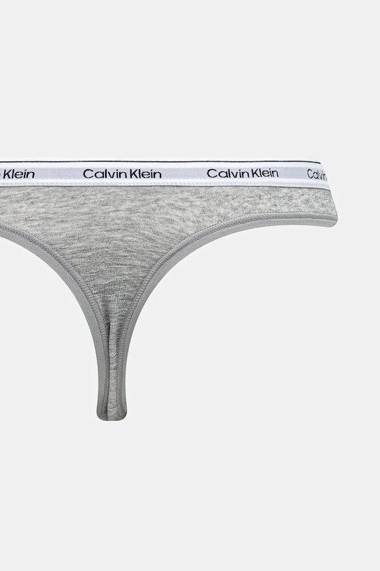 Tanga Calvin Klein Underwear 3-pack 000QD5209E modrá