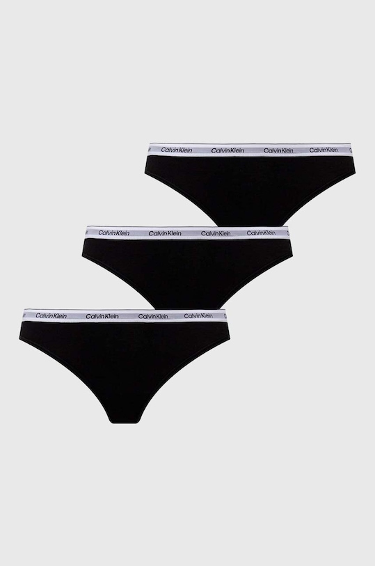 Tange Calvin Klein Underwear 3-pack pletivo crna 000QD5209E