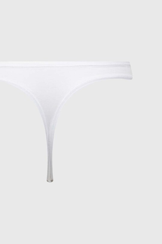 Oblečenie Tangá Calvin Klein Underwear 3-pak 000QD5217E biela