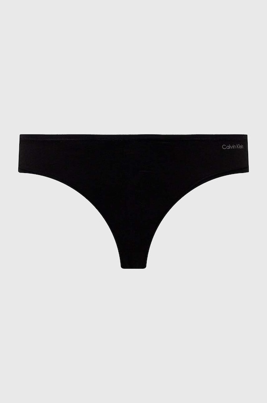 Tanga Calvin Klein Underwear 3-pack 000QD5217E černá AA00