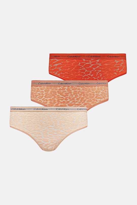Calvin Klein Underwear slip brasiliani pacco da 3 slip classici arancione 000QD5225E