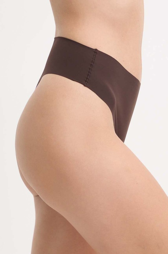 Calvin Klein Underwear stringi 000QD3864E brązowy SS24