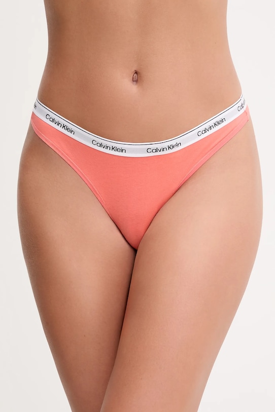 Calvin Klein Underwear stringi pomarańczowy 000QD5043E