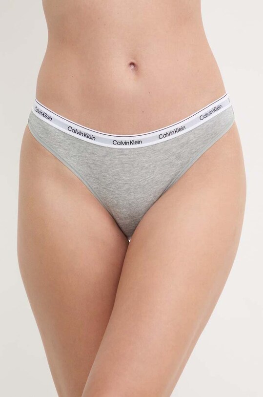 Calvin Klein Underwear bugyi melanzs szürke 000QD5044E
