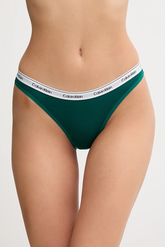 Трусы Calvin Klein Underwear меланж зелёный 000QD5044E