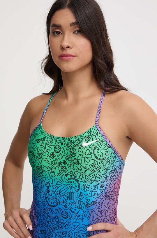 Суцільний купальник Nike Hydrastrong Multi Print барвистий NESSE006