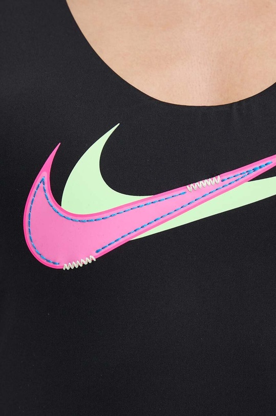 Nike jednoczęściowy strój kąpielowy Multi Logo czarny NESSE250