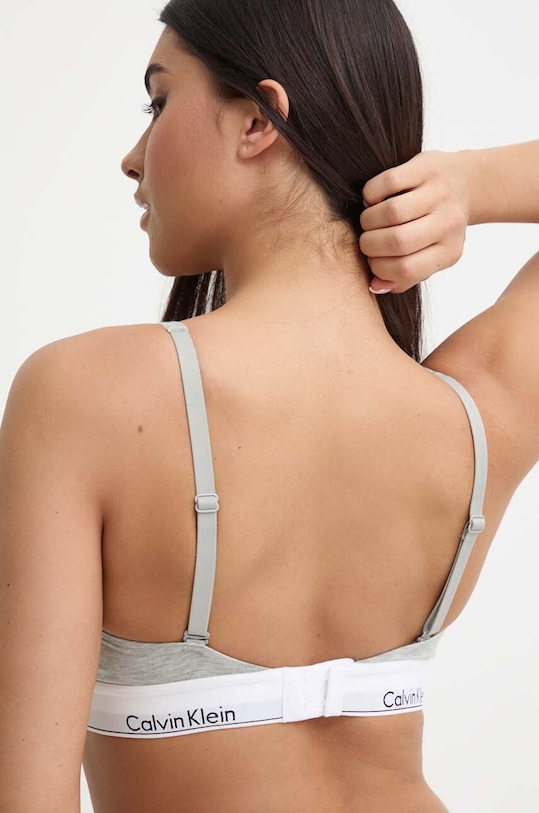 Grudnjak Calvin Klein Underwear 000QF7586E siva SS24