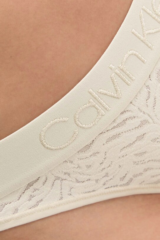 Calvin Klein Underwear stringi beżowy 000QF7287E