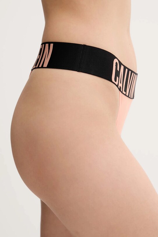 Calvin Klein Underwear stringi 000QF7638E pomarańczowy SS25