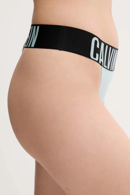 Calvin Klein Underwear stringi 000QF7638E turkusowy SS25