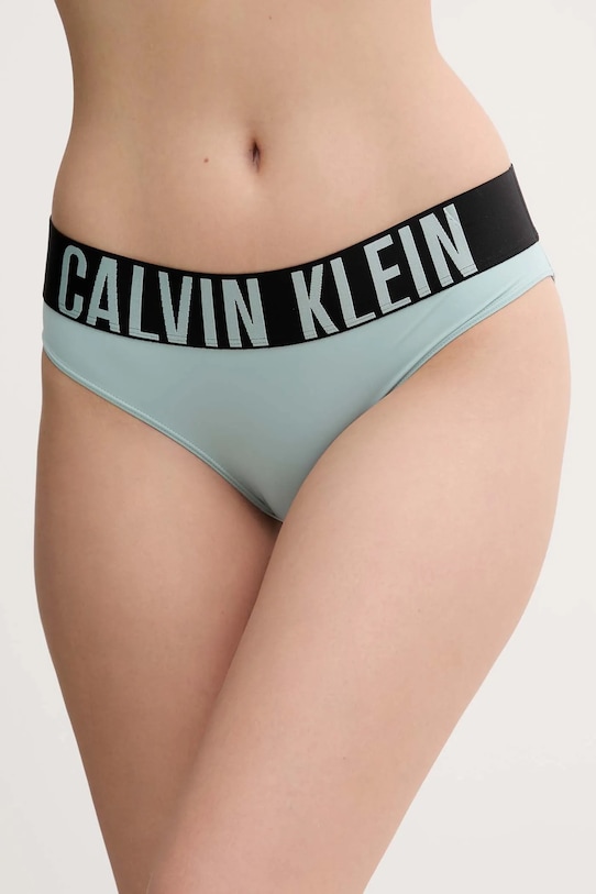 Calvin Klein Underwear bugyi sima türkiz 000QF7792E
