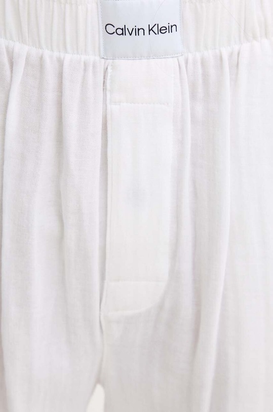 Calvin Klein Underwear pantaloni pijama bumbac bej 000QS7140E